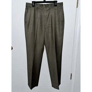 Tommy Hilfiger 34x32 Dark Academia Cropped Pants Slim Business Fitted Pants